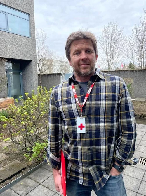 Orri Gunnarsson. Ljósmynd: Rauði krossinn