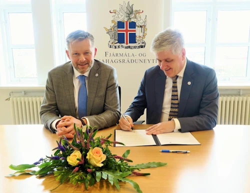 Þorsteinn Víglundsson og Benedikt Jóhannesson