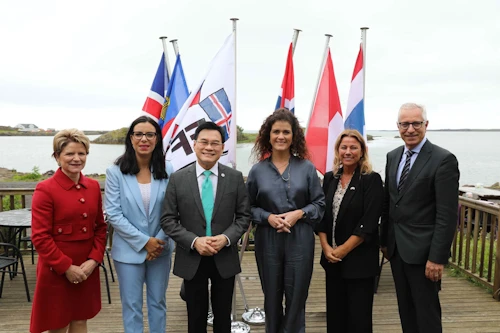Fríverslunarviðræðunum sem nú er lokið var ýtt úr vör á ráðherrafundi EFTA í Borgarnesi 2022.