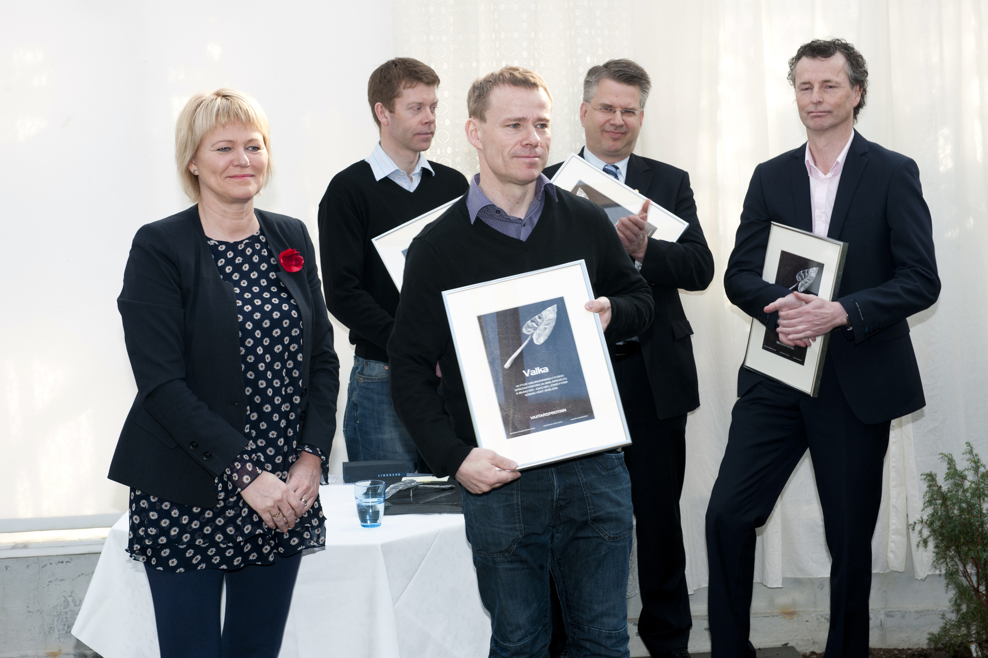 Iðnaðarráðherra afhendir Vaxtarsprotann 2012