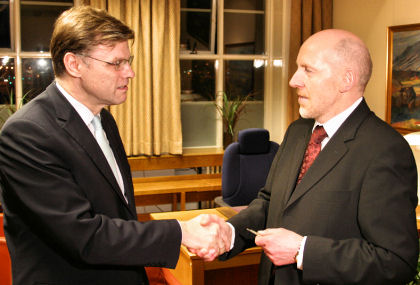 Árni M. Mathiesenn og Steingrímur J. Sigfússon