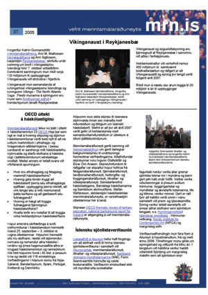 Vefrit menntamálaráðuneytis 27. tbl. 2005